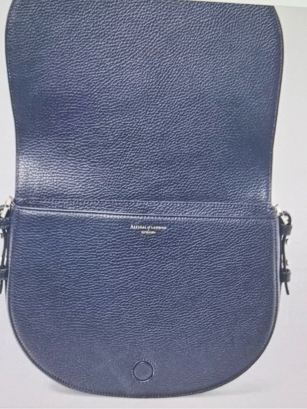 Aspinal of London, heritage blue pebble, NWTs, gift box & dust cover crossbody - Picture 7 of 11